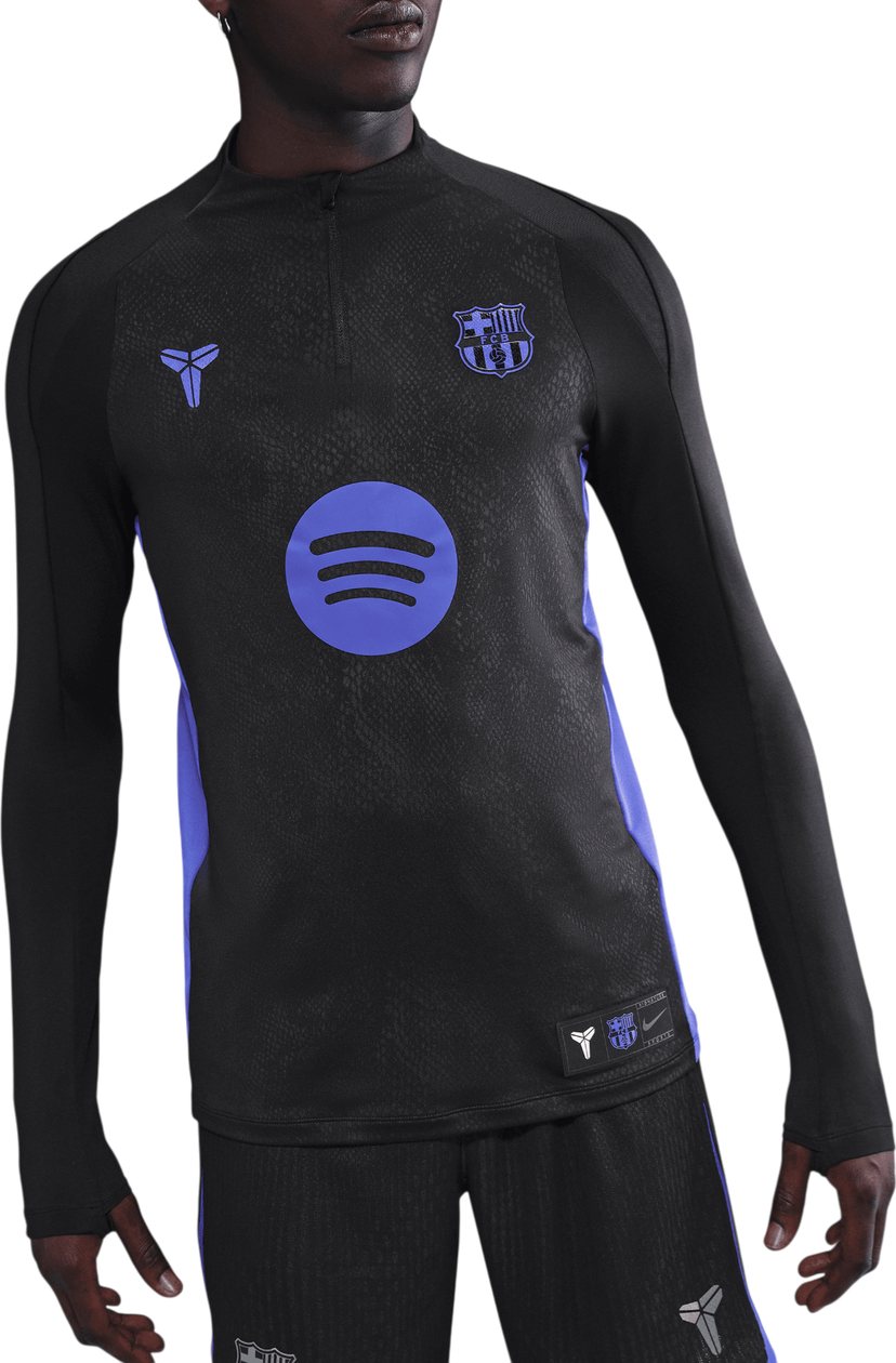 T-shirt Nike Kobe x FC Barcelona Strike Pre-Match Drill Top Svart | hq0615-011