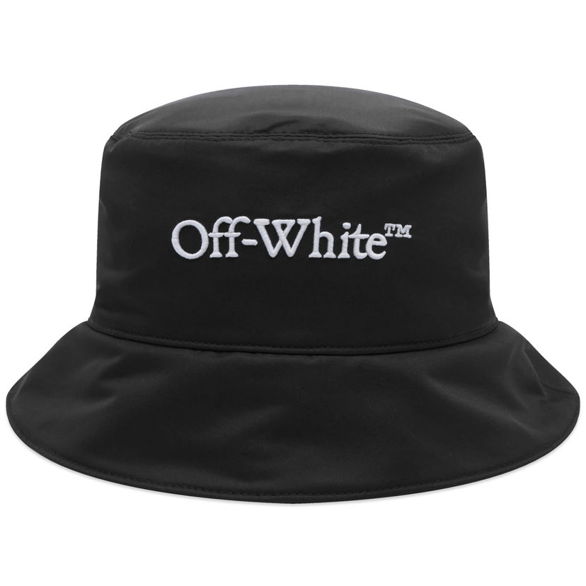 Hatt Off-White Bookish Bucket Hat Svart | OMLA034C99FAB0061001
