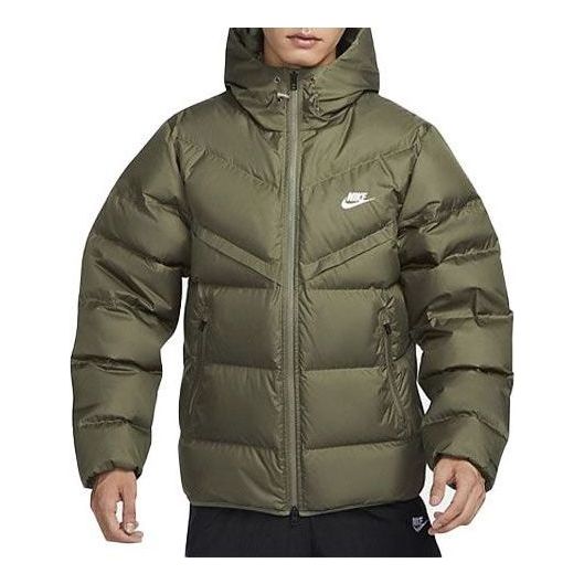 Pufferjacka Nike Sportswear Therma-FIT Repel Hooded Puffer Jacket Grön | FZ1103-222, 0