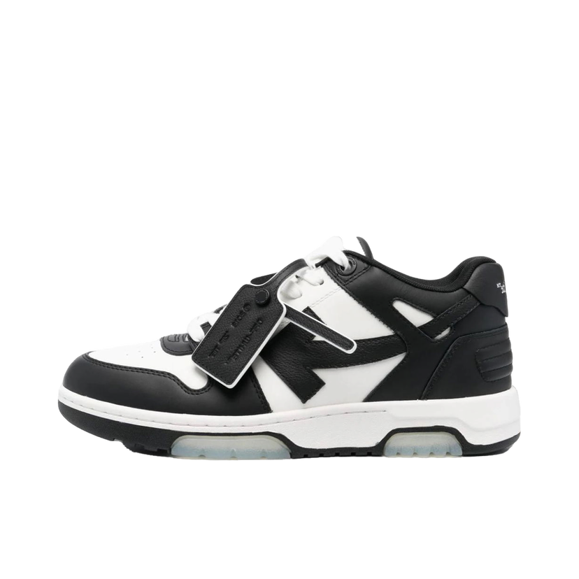 Sneakers och skor Off-White Out Of Office "Calf Leather Panda" Svart | OMIA189C99-LEA007-0110