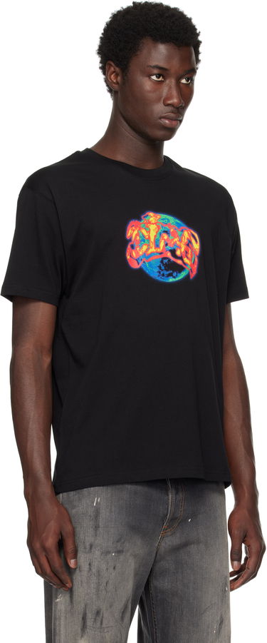 T-shirt Dime Dime Global Graphic T-Shirt Svart | DIMESU2558BLK, 1