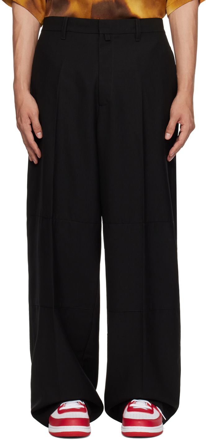 Byxor Ambush AMBUSH Paneled Trousers Svart | BMCA047S23FAB0011000
