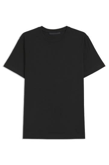 T-shirt BOSS BECKHAM x BOSS Mercerised Cotton T-Shirt Svart | 50549230
