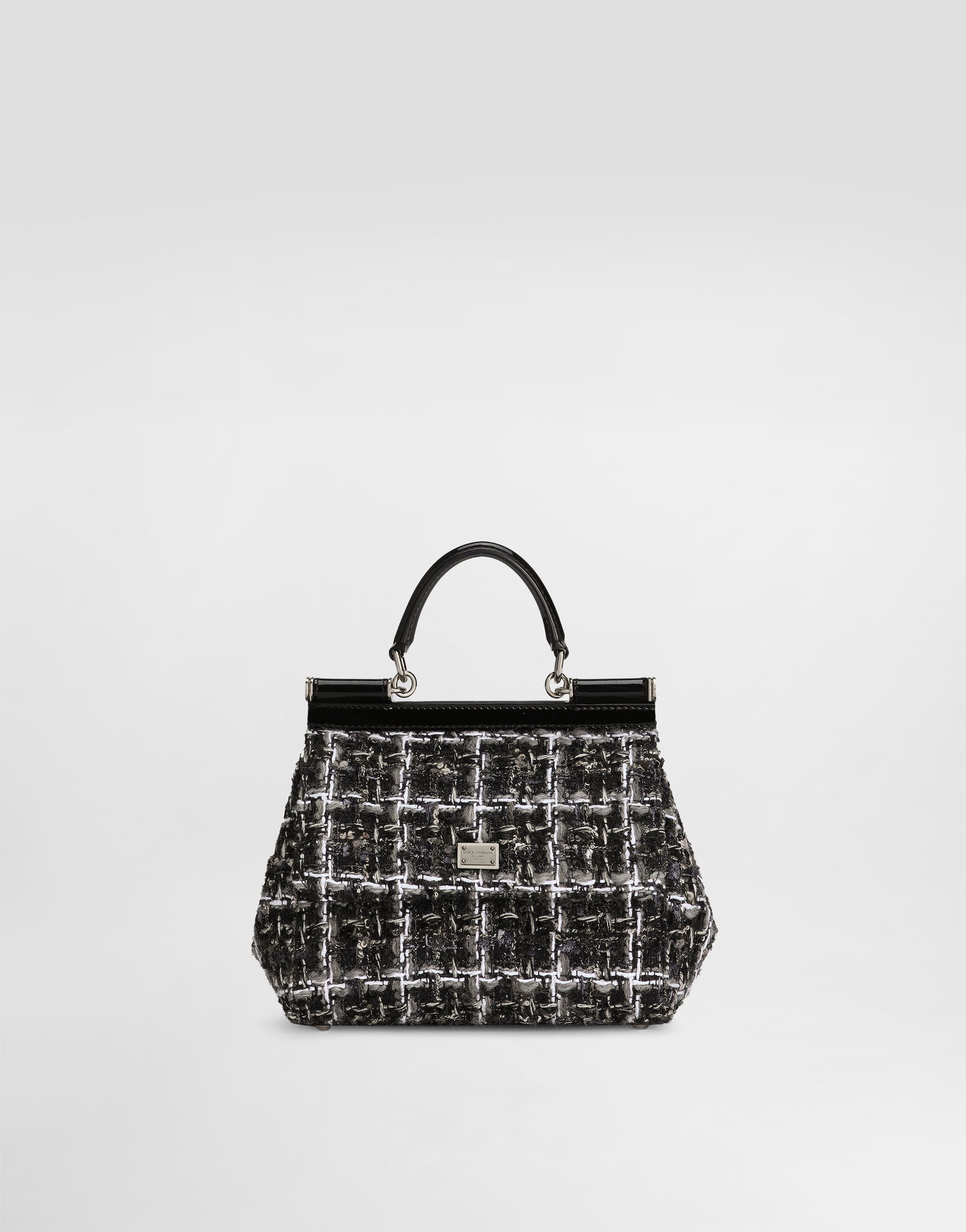 Handväska Dolce & Gabbana Dolce & Gabbana Sicily Medium Handbag Svart | BB6003B6M328B956, 0