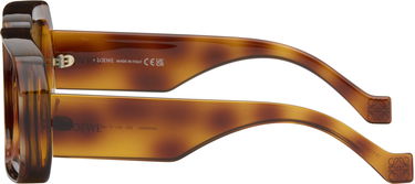 Solglasögon Loewe Paula's Ibiza Dive Chunky Squared-Frame Eyewear Brun | LW40064U 192337136368, 2
