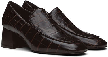 Sneakers och skor TOTEME Block-Heel Loafers Brun | 241-WAS983-LE0023, 3