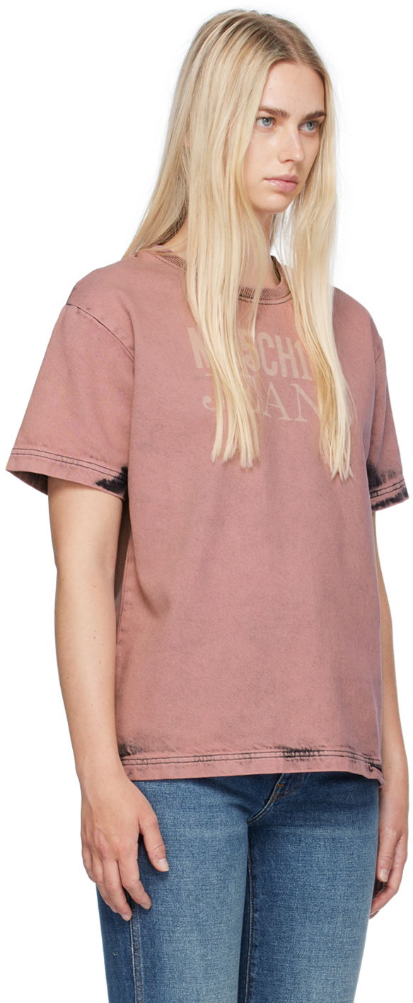 T-shirt Moschino Bleached T-Shirt Rosa | 242K10212, 1