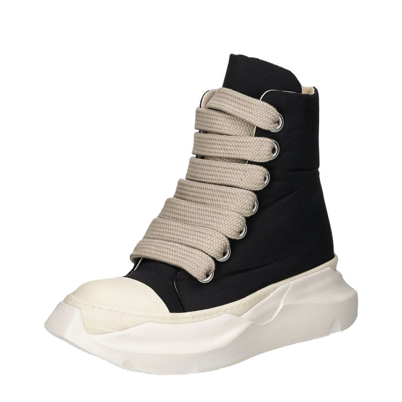Sneakers och skor Rick Owens Jumbo Laces Abstract Sneak Svart | DU02D2844.MUPAW2