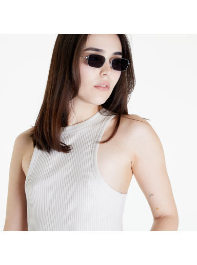 Linne Han Kjøbenhavn Light Ribbed Racer Top Beige | M-132460