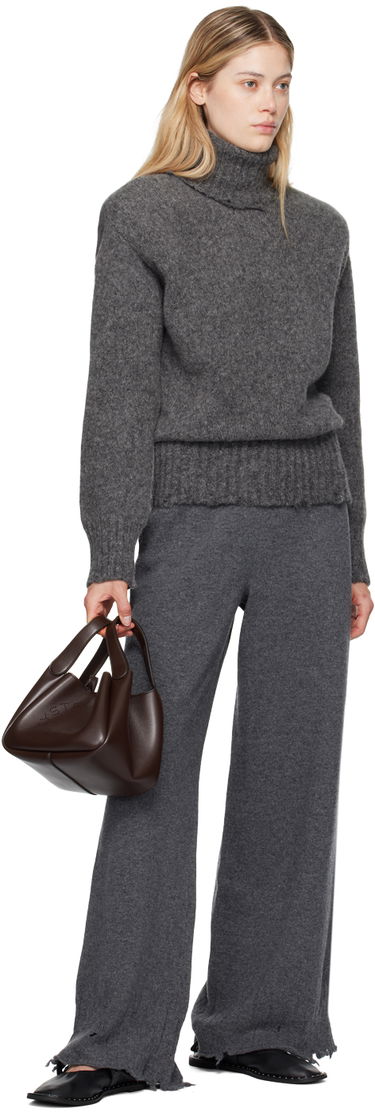 Tygpåse Stella McCartney Stella McCartney Logo Crossbody Double Handle Bag Brun | 7B0081W8542, 3