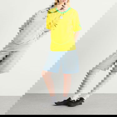 Jersey Nike Brazil Reissue Short Sleeve Jersey Gul | HV4426-741, 5