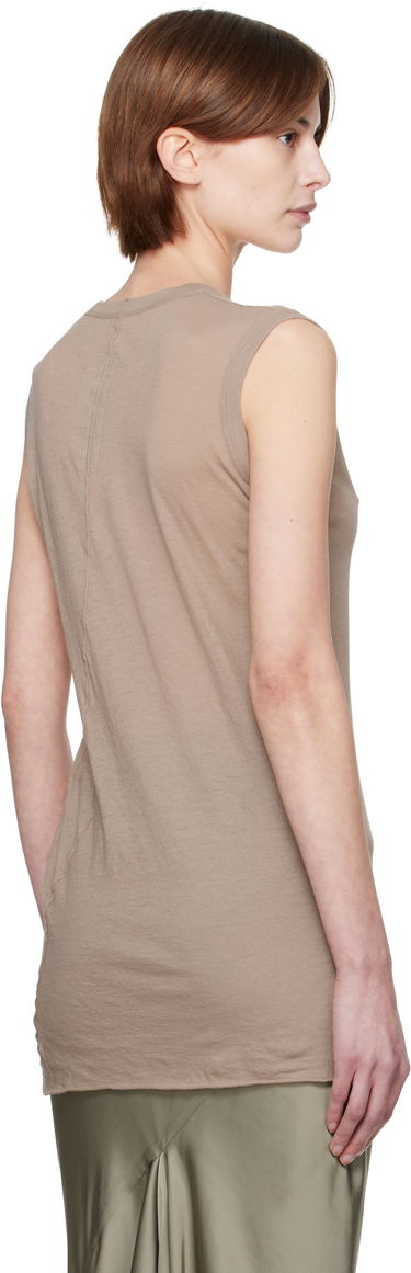 Linne Rick Owens Rick Owens Hollywood V-Neck Tank Top Beige | RP01E7102 UC, 2