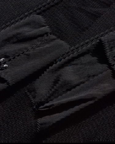 Sweater C.P. Company Lambswool Mixed Full Zip Goggle Hood Cardigan Svart | 19CMKN245A-110149M 999, 4