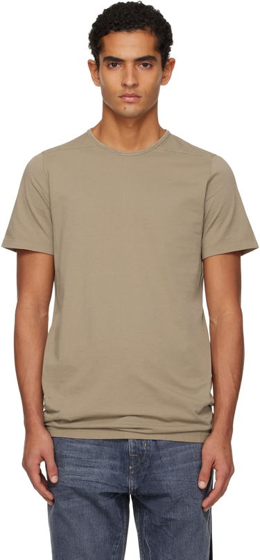 T-shirt Rick Owens Concordians Level T-shirt Beige | DU02E7250 RNP, 0