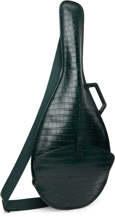 Ryggsäckar och väskor Lacoste Mock Croc Leather Racket Bag Grön | NU5169DP, 1