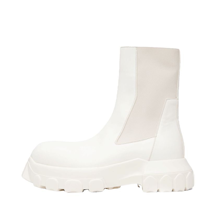 Sneakers och skor Rick Owens Rick Owens Concordians Beatle Bozo Tractor Chelsea Boots Vit | RU02E1881 LBH