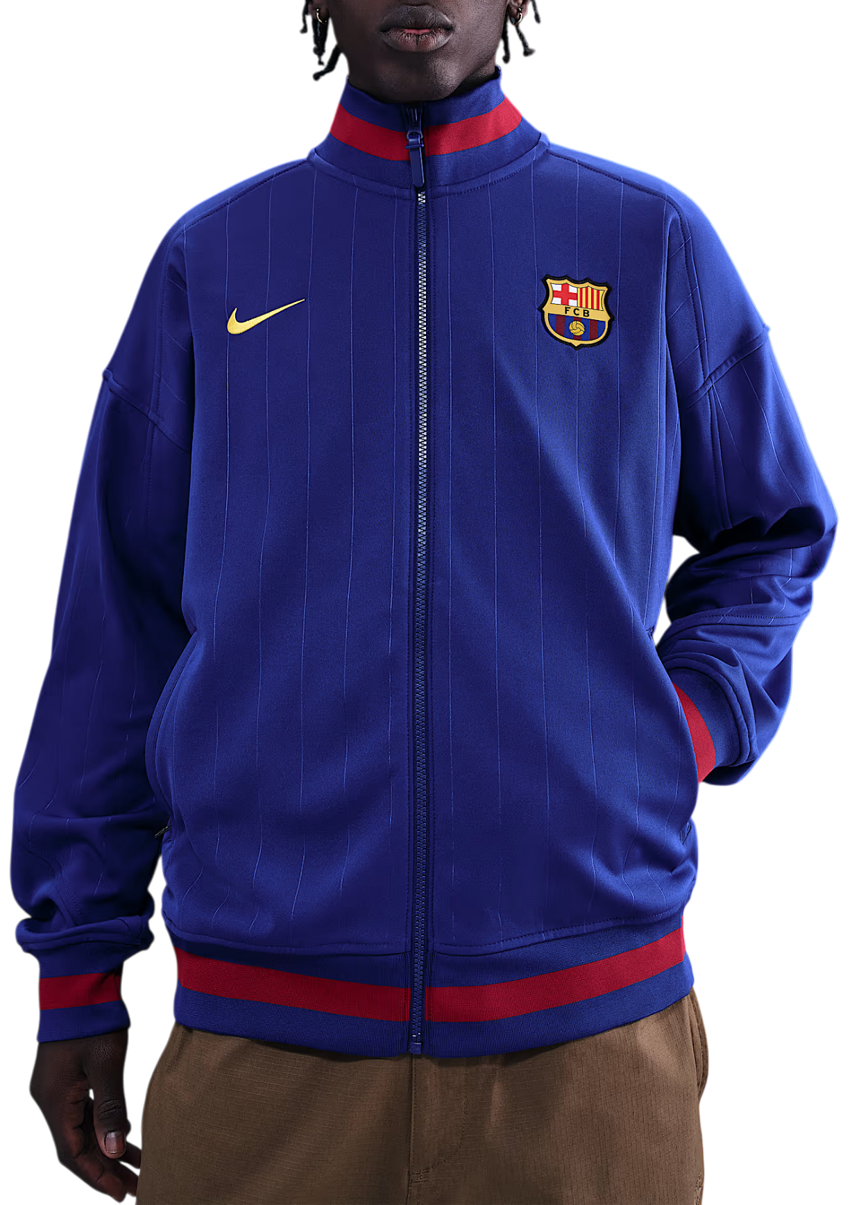 Jacka Nike FC Barcelona Academy Pro Anthem Jacket Blå | hj6374-455, 0