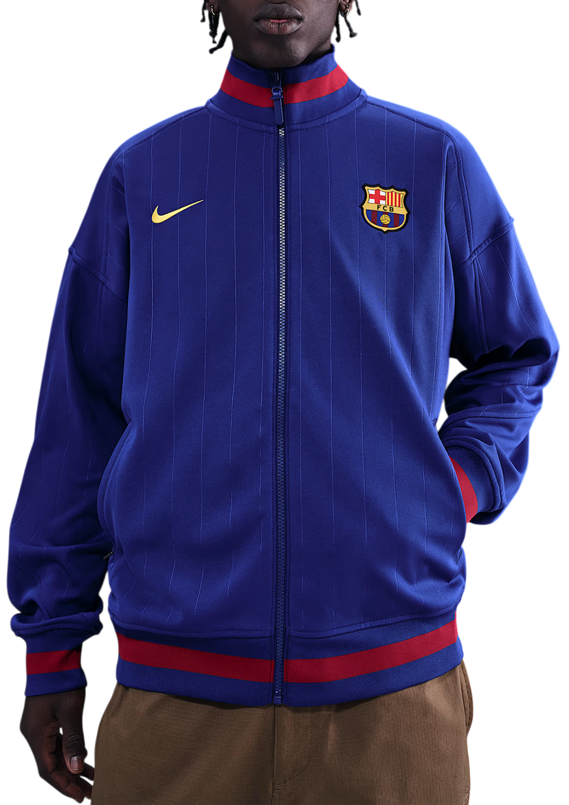 Jacka Nike FC Barcelona Academy Pro Anthem Jacket Blå | hj6374-455