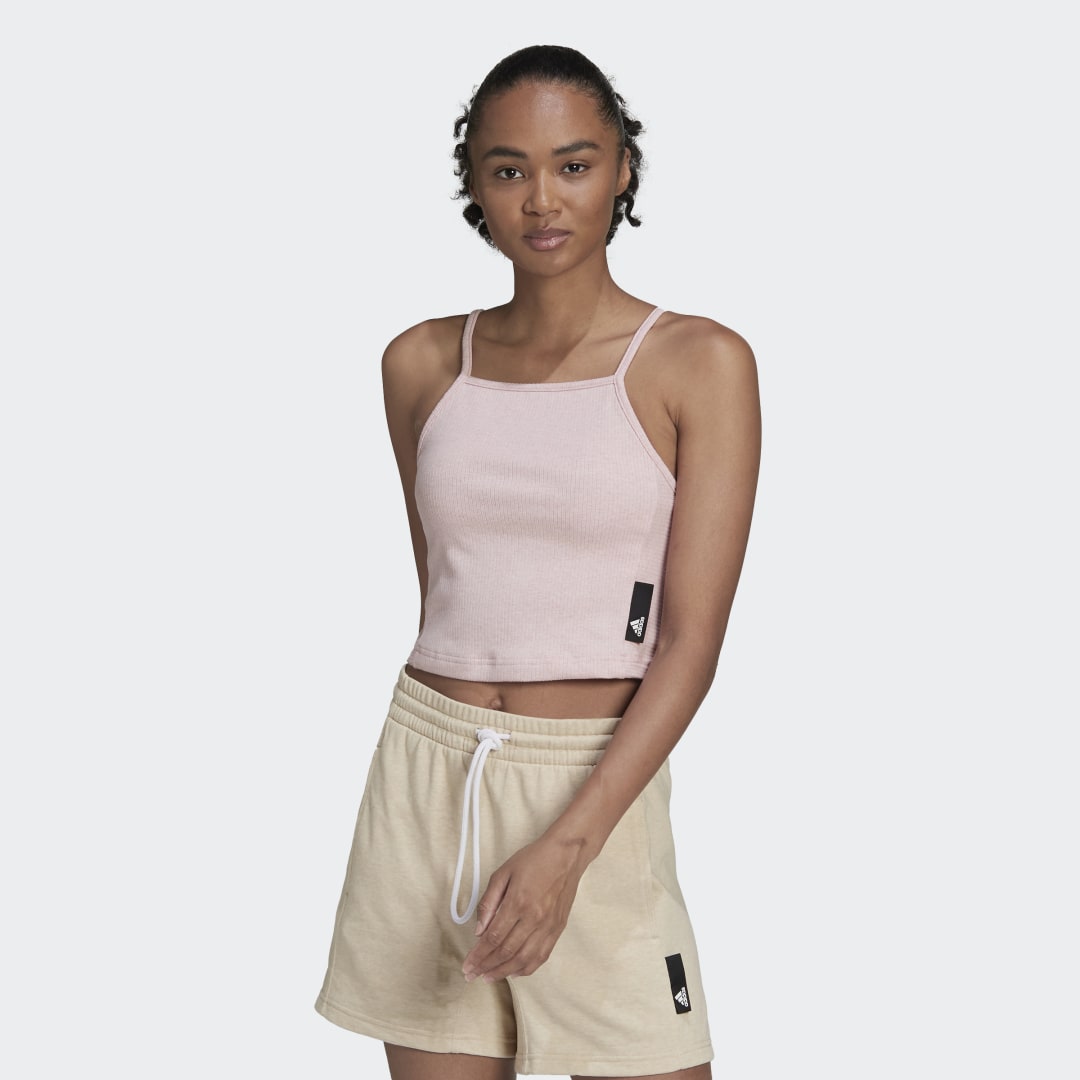 Linne adidas Originals Studio Lounge Rib Rosa | HA5379, 0