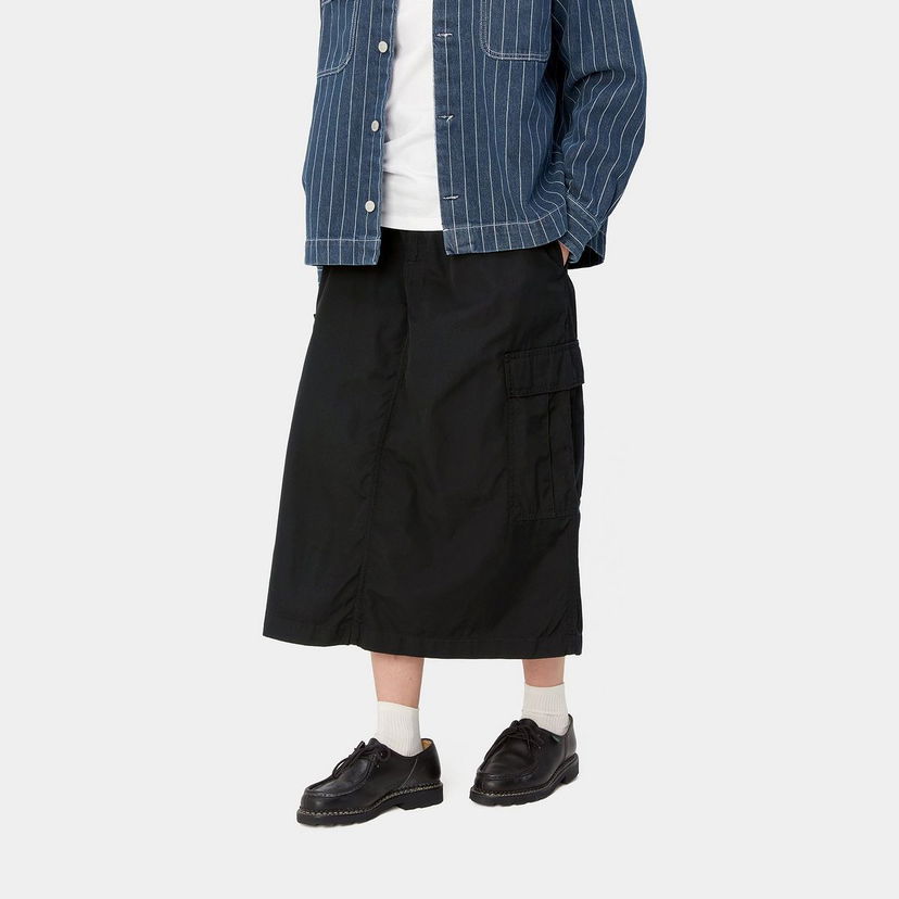 Kjol Carhartt WIP Jet Cargo Skirt Svart | I033148_89_02