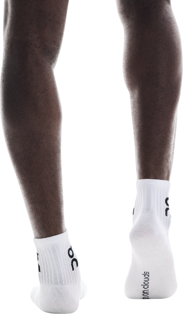Strumpor On Running Running Logo Mid Socks Vit | 2uf10520069, 2