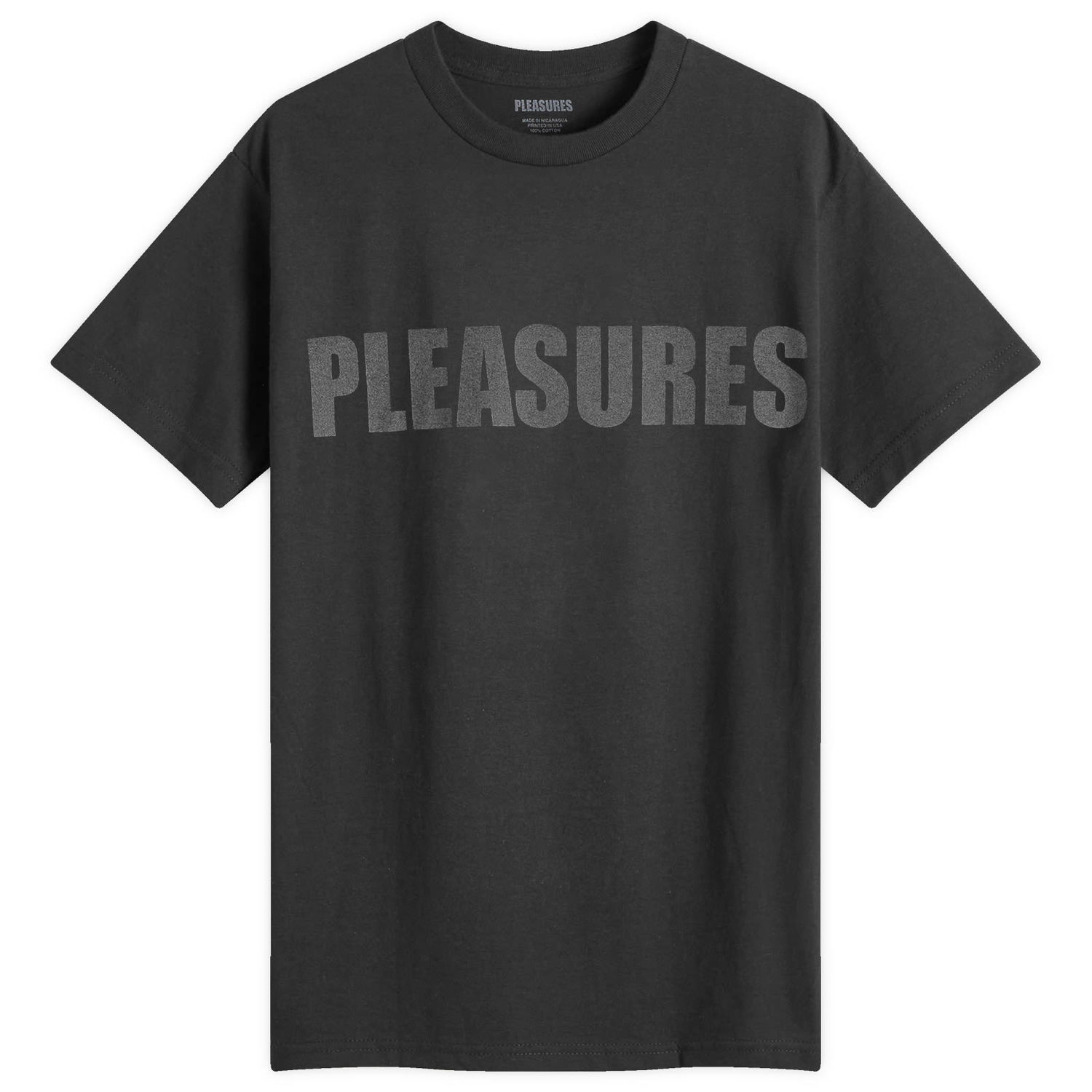 T-shirt Pleasures Security T-Shirt Svart | P24F069-BLK, 0