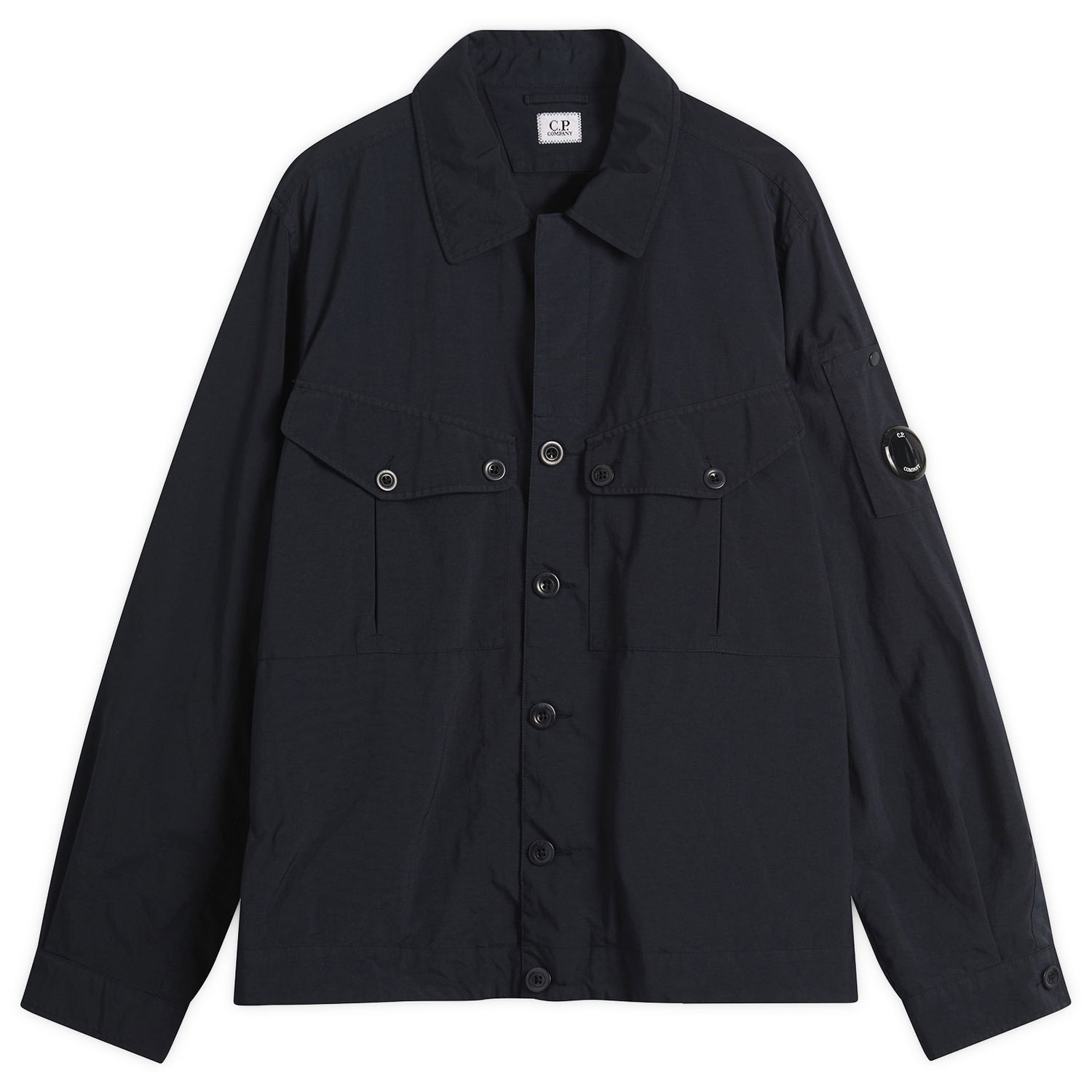 Jacka C.P. Company Taylon-P Shirt Jacket Mörkblå | 19CMOS077A-005782G-888, 0