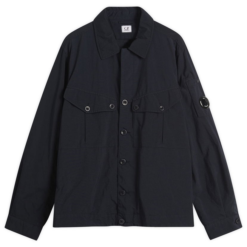 Jacka C.P. Company Taylon-P Shirt Jacket Mörkblå | 19CMOS077A-005782G-888