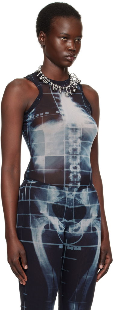 Damasker Jean Paul Gaultier Jean Paul Gaultier 'The Squeletor' Bodysuit Svart | 25/33-F-BD058-T580-005956, 1