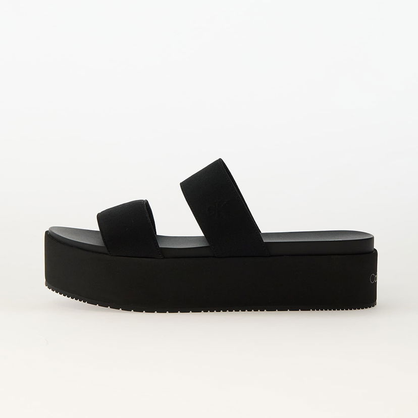 Sneakers och skor CALVIN KLEIN Jeans Flatform Sandal Webb Black Svart | YW0YW01789 0GJ
