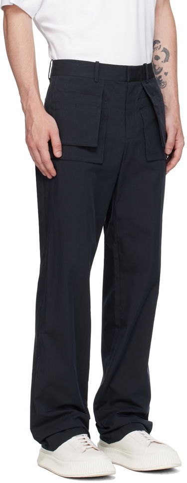 Cargo byxor Helmut Lang Helmut Lang Utility Car Trousers Mörkblå | O04HM213, 1
