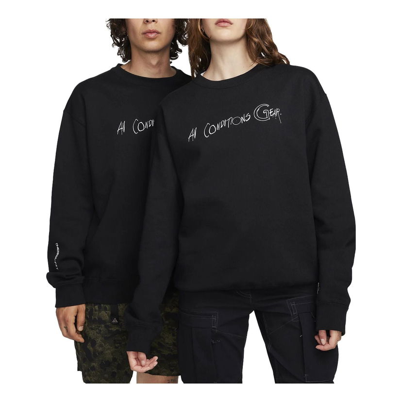 Sweater Nike ACG ACG Fleece Crew Svart | FD8761-010