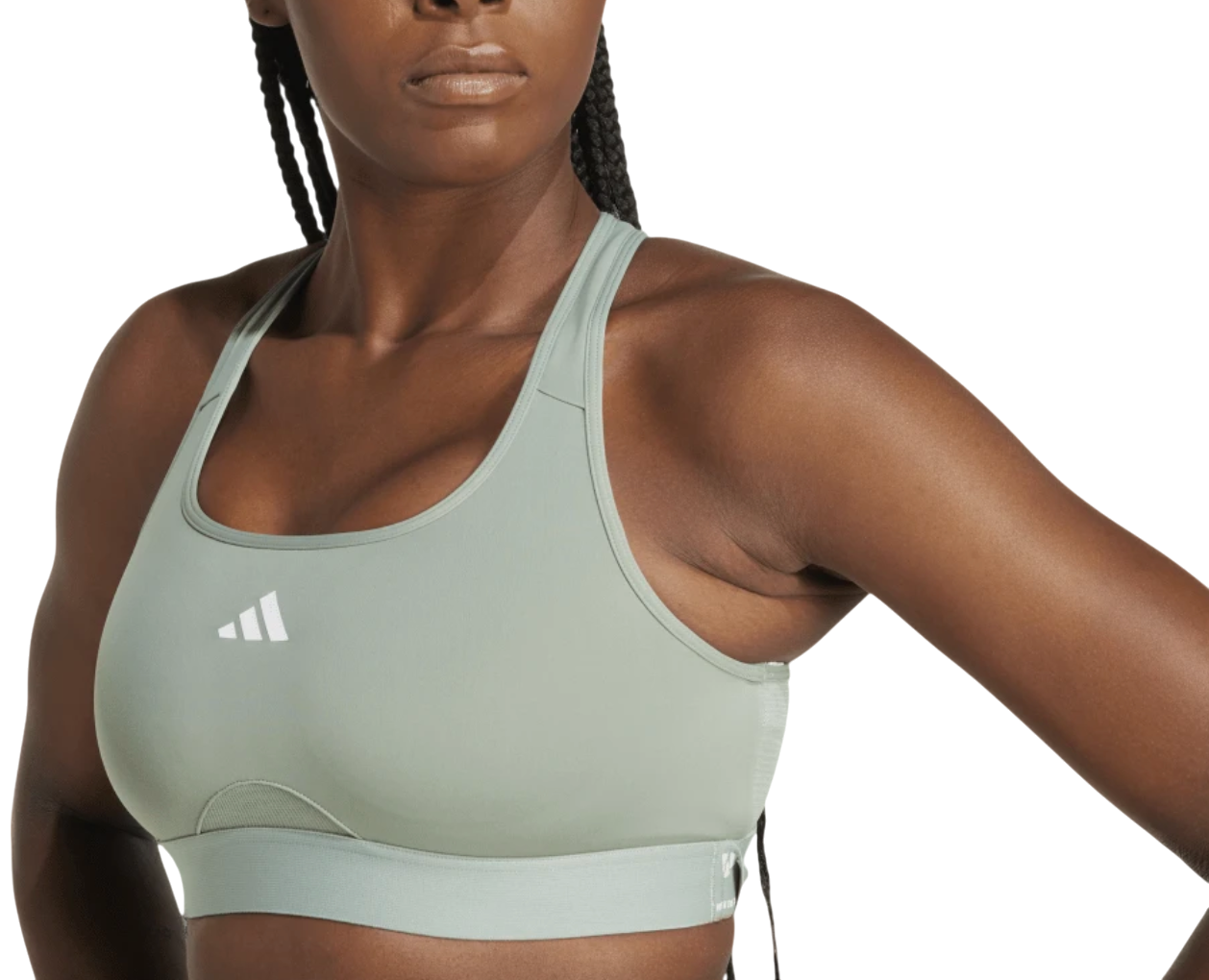 Behå adidas Originals Powerreact Sports Bra Grön | jj0878, 0