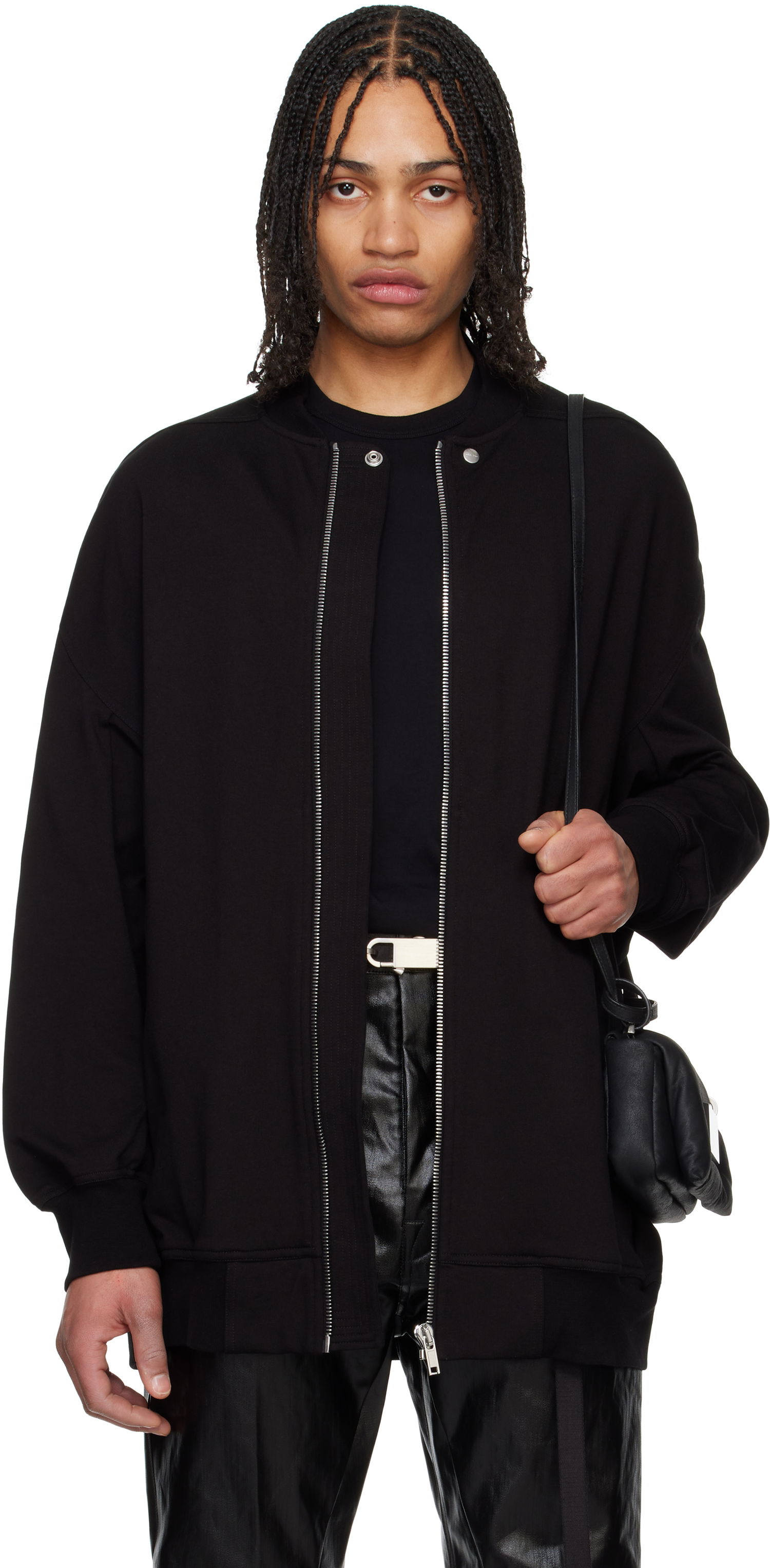 Bomberjacka Rick Owens Rick Owens Hollywood Jumbo Flight Bomber Jacket Svart | RU01E5245 BA, 0