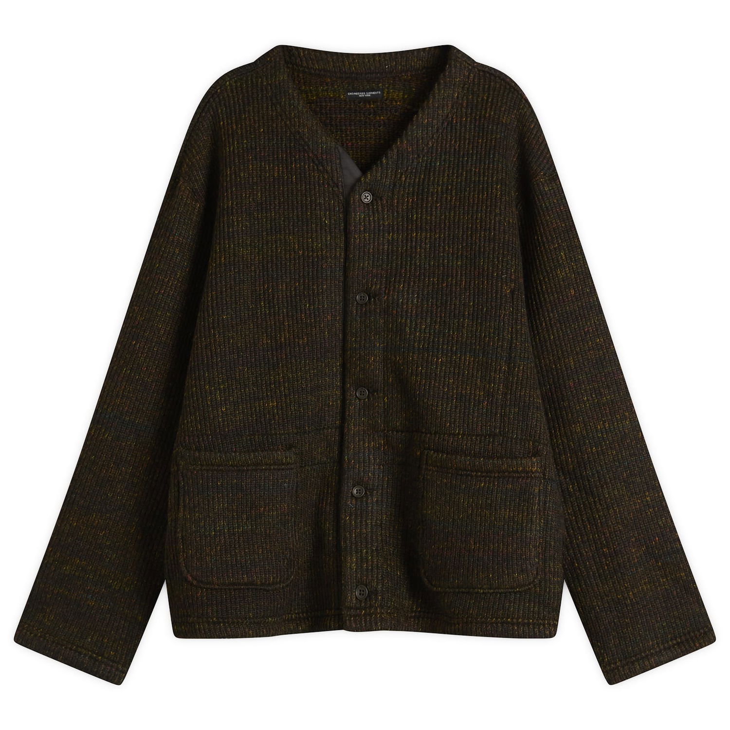 Sweater Engineered Garments Nep Knit Cardigan Flerfärgad | 25F1B030-PS016, 0