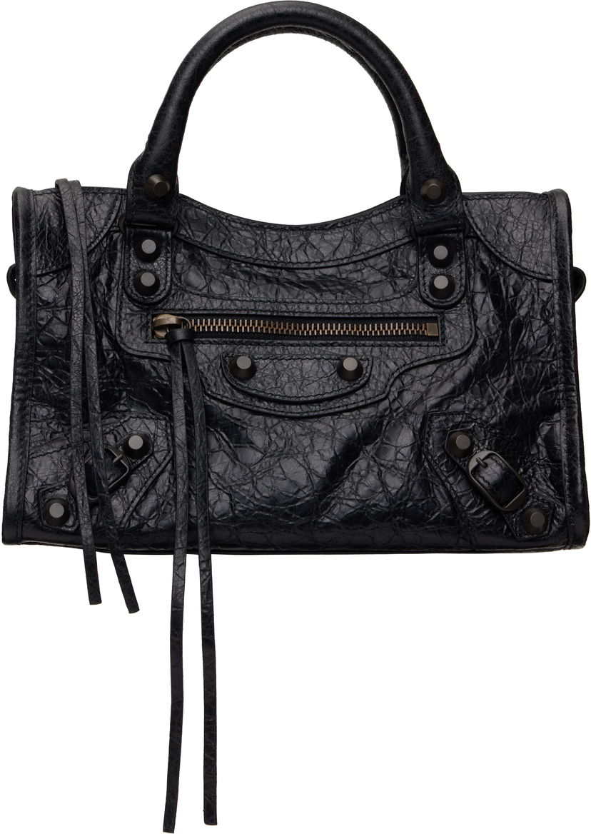 Handväska Balenciaga Mini City Bag Svart | 806395 2ABEK