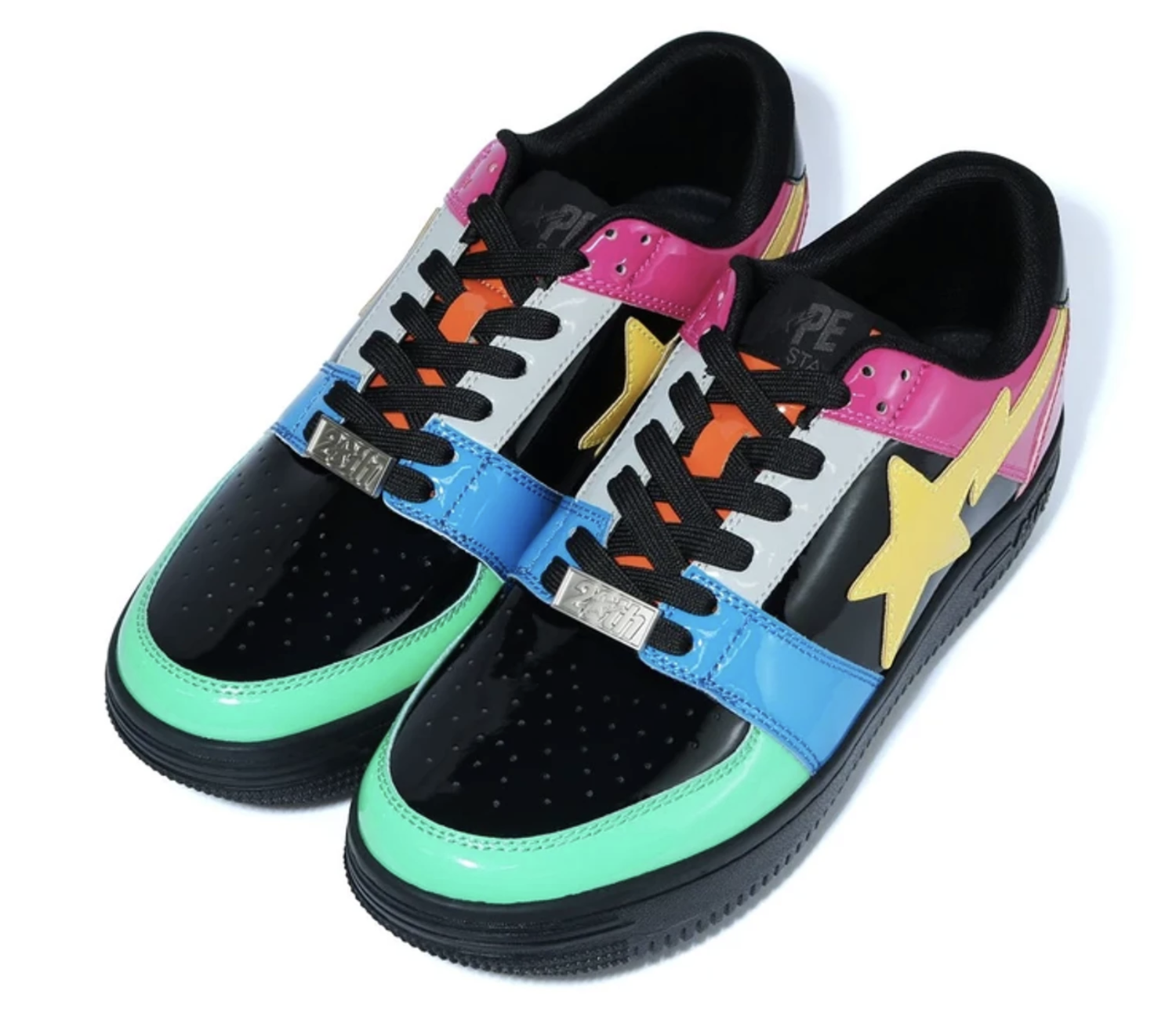 Sneakers och skor BAPE Bape Sta Low "Crazy Black" Svart | 1G80191012 BLK, 0