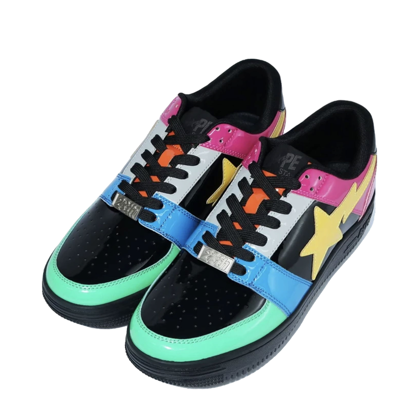 Sneakers och skor BAPE Bape Sta Low "Crazy Black" Svart | 1G80191012 BLK