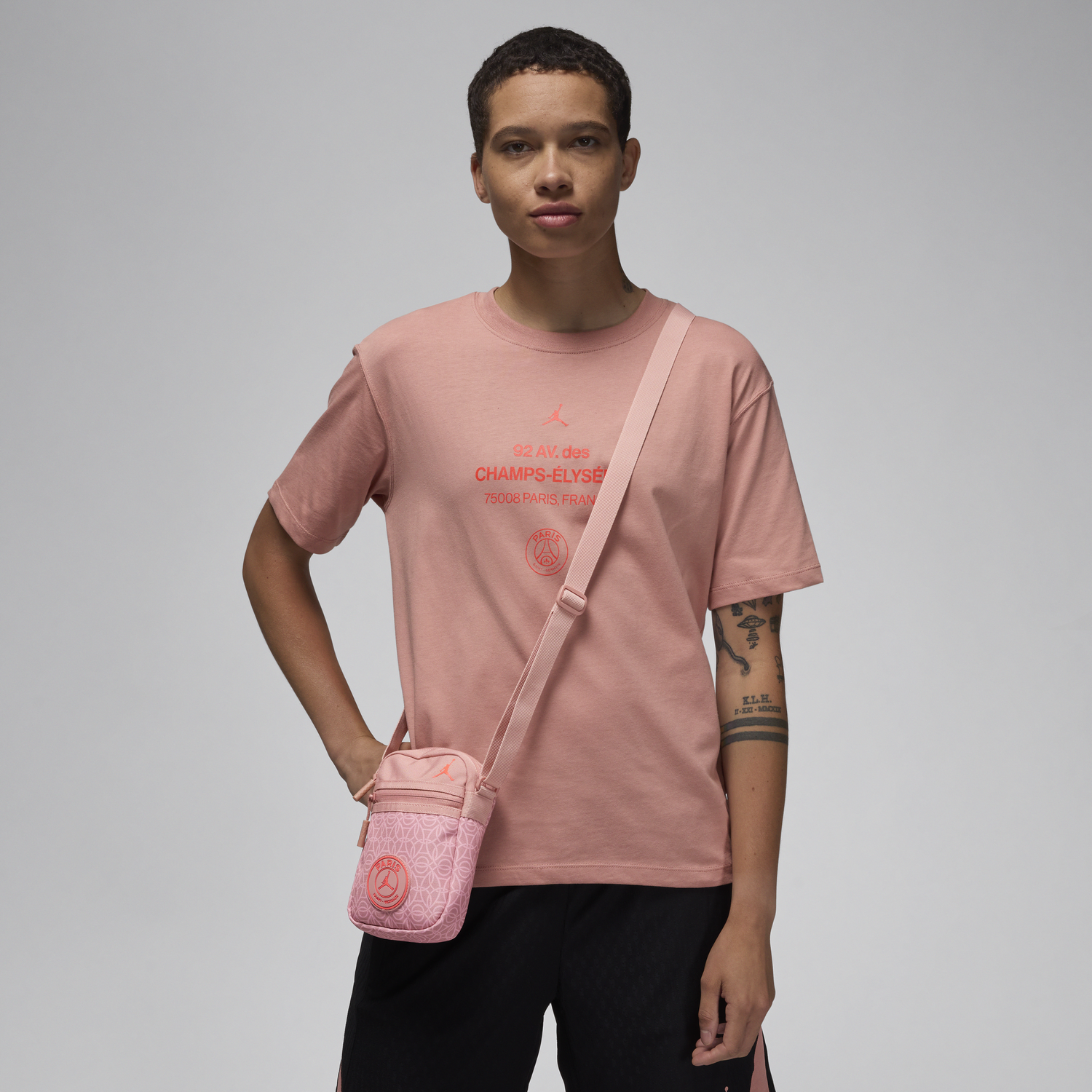 Axelväska Jordan Jordan Paris Saint Germain 1 L Rosa | FV2497-698, 0