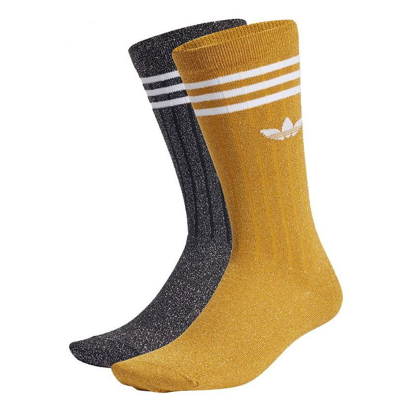 Strumpor adidas Originals adidas Originals Glitter Ribbed Crew Socks - 2 Pairs Flerfärgad | H36835