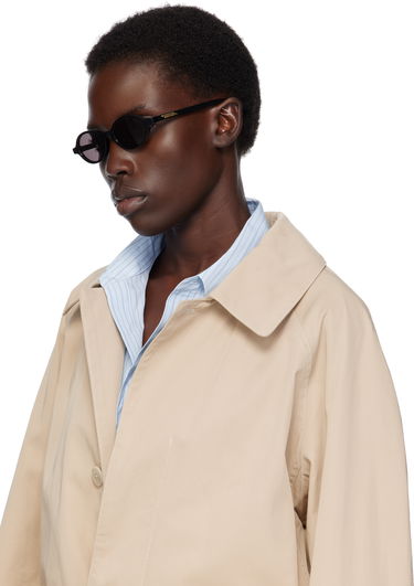 Solglasögon Bottega Veneta Bottega Veneta Classic Oval Sunglasses Svart | BV1388S-001, 3