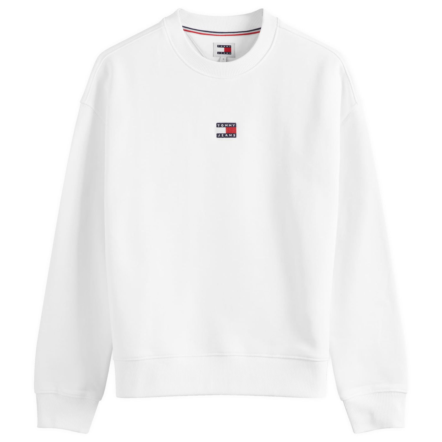 T-shirt Tommy Hilfiger Flag Crew Grå | DW0DW17325YBR, 0