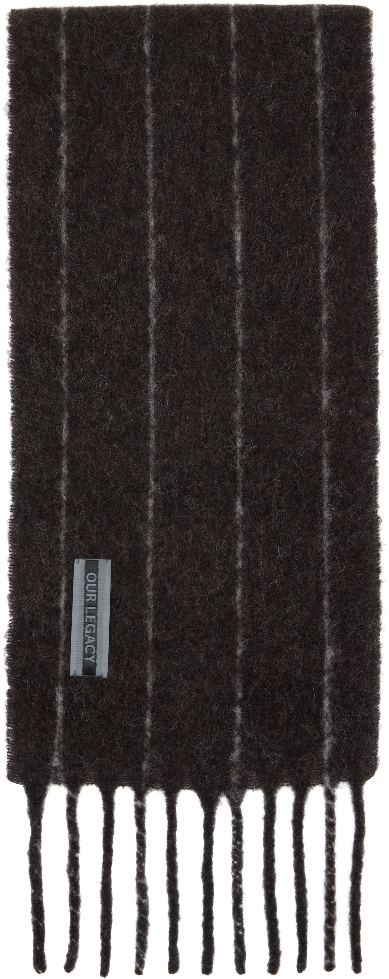 Halsduk OUR LEGACY Our Legacy Estate Striped Scarf Brun | A4258EBR, 0