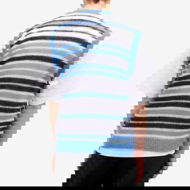 Sweater Marni Marni Stripe Mohair Vest Blå | CVMG0136Q0-UFU178-STB26, 3