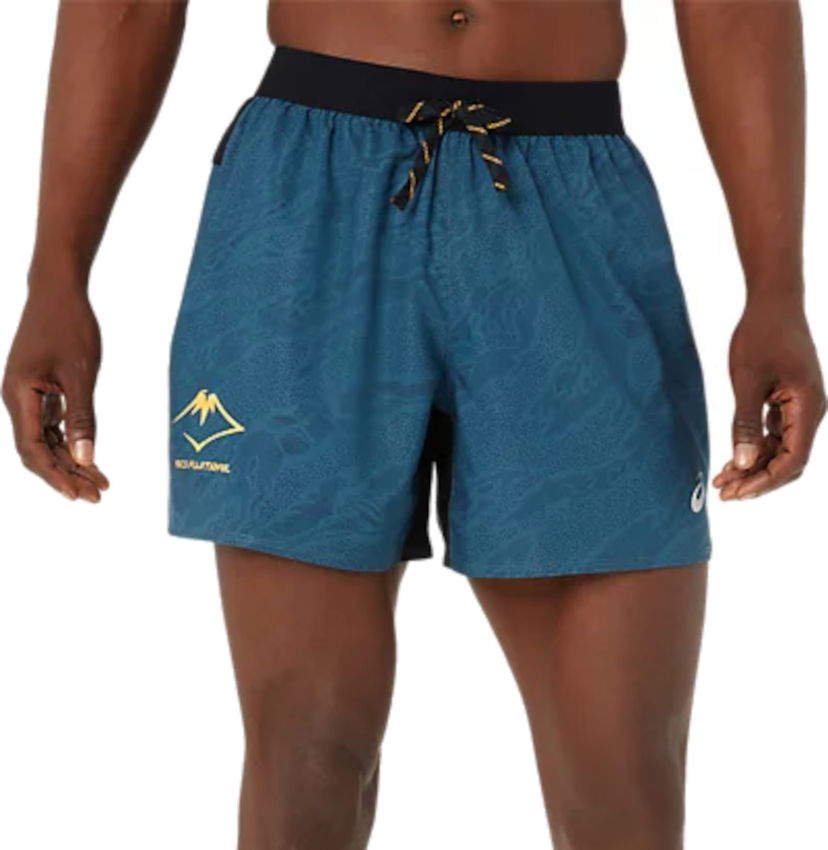 Shorts Asics FUJITRAIL ALL OVER PRINT 5IN SHORT Mörkblå | 2011c988-400