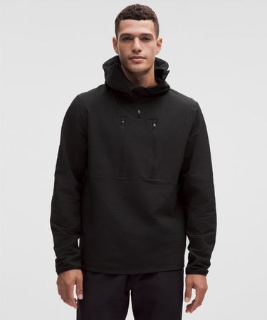 Sweatshirt lululemon Quilted High-Collar Anorak Hoodie Svart | prod20000911, 0