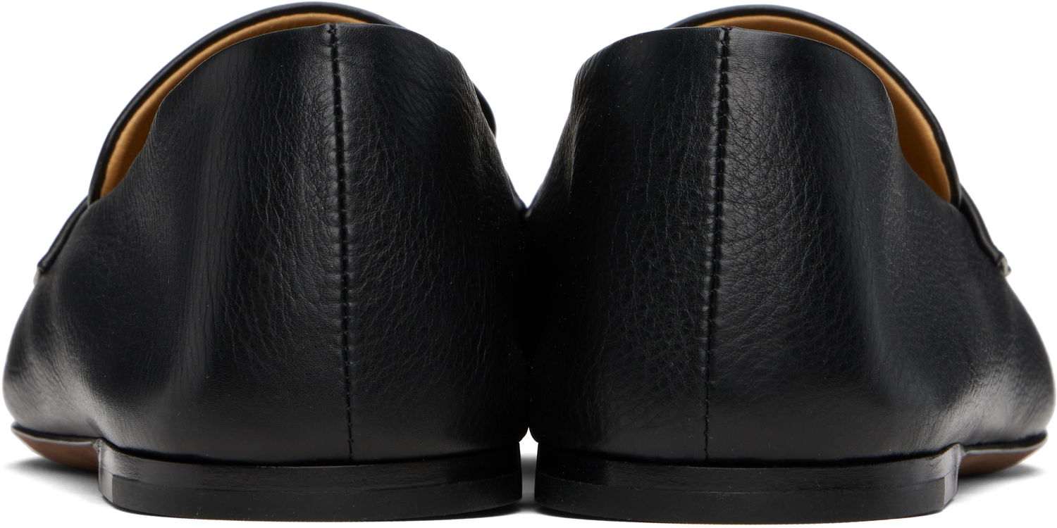 Kläder The Row The Row Square Loafers Svart | F1659-L59, 1