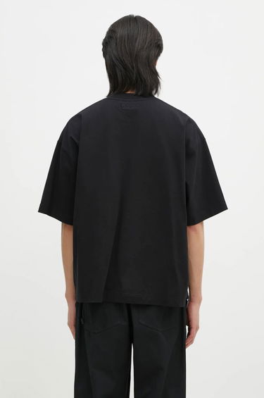 T-shirt VETEMENTS Oval Logo Cropped Boxy T-Shirt Svart | UA66TR600BB, 2