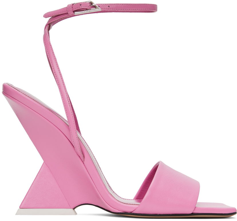 Skovård The Attico Attico Cheope Wedge Sandals Rosa | 236WS513 L071
