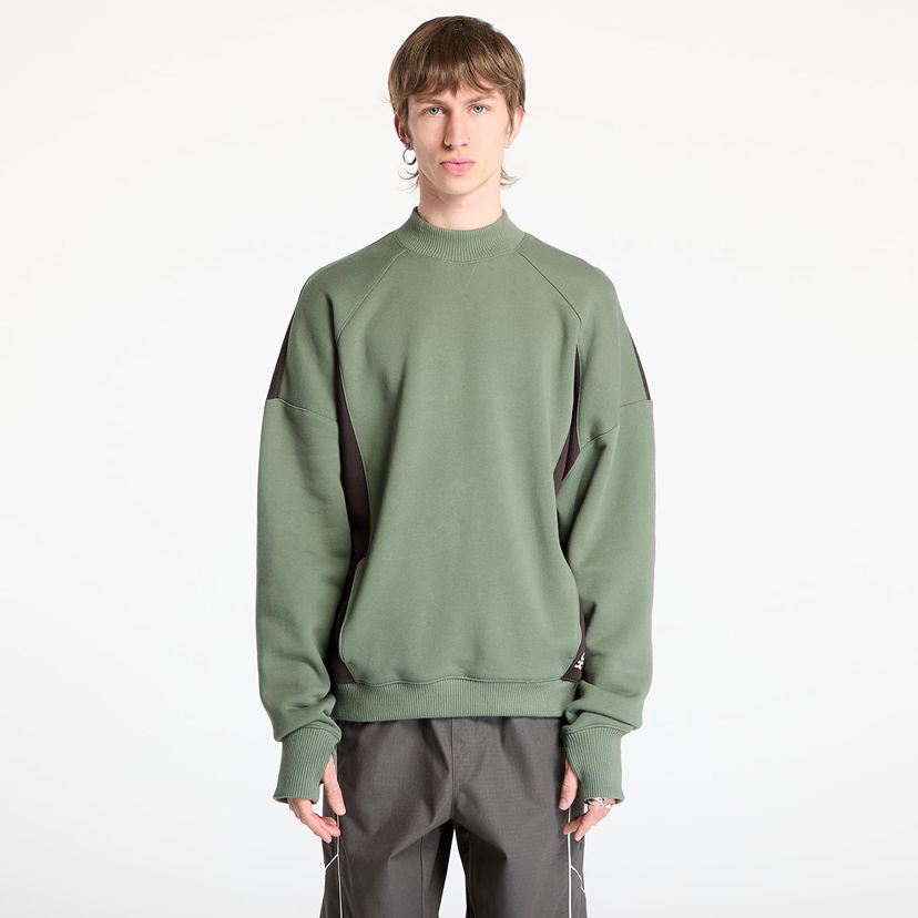 Sweater Reebok French Terry Crewneck Sweatshirt Grön | RMBA00BC99JER0015460